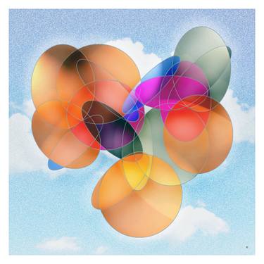 Original Conceptual Geometric Digital by Jean Constant