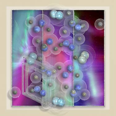 Original Conceptual Abstract Mixed Media by Jean Constant