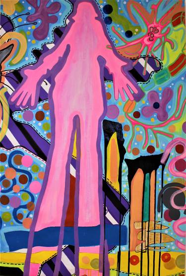 Original Modern Abstract Painting by Deborah Rushton