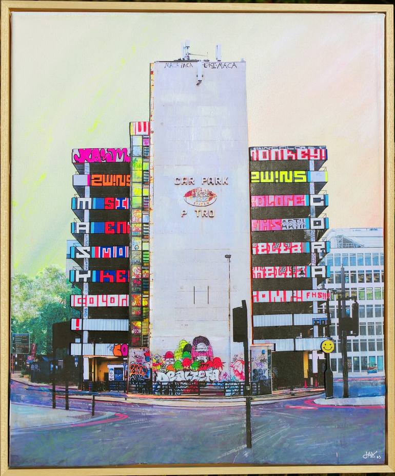 Print of Photorealism Graffiti Mixed Media by Jacqui Harrison