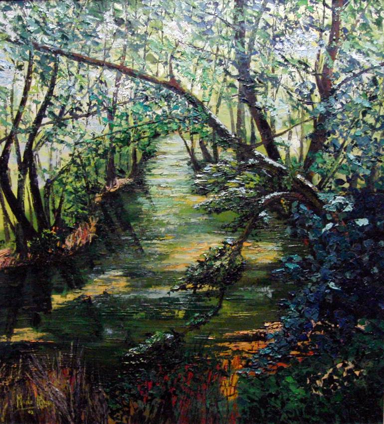 Selva Costa Rica Painting by Maite Rodriguez | Saatchi Art