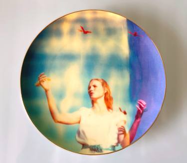 Original Conceptual Portrait Printmaking by Stefanie Schneider