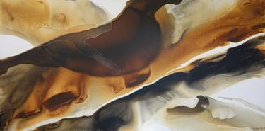 Original Abstract Landscape Painting by Dinah Wakefield