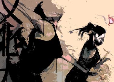 Original Contemporary Performing Arts Printmaking by Lynne Margaret Brown