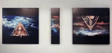 Original Conceptual Nature Painting by Petra Rubar