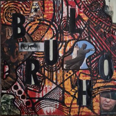 Original Abstract Expressionism Abstract Mixed Media by José Lisboa