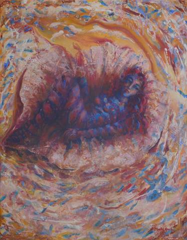 Original Symbolism Women Painting by Pablo Montes