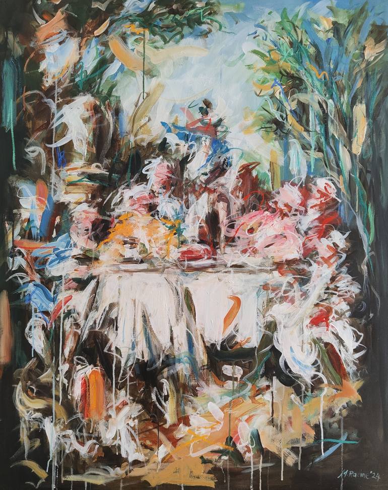 Original Abstract People Paintings by Mandy Racine