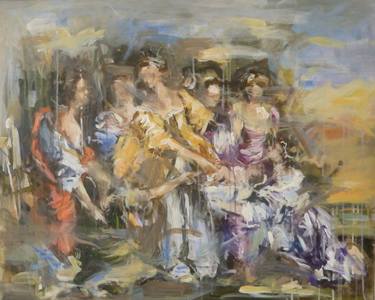 Original Abstract Expressionism Religious Paintings by Mandy Racine