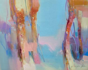 Original Fine Art Tree Paintings by Vahe Yeremyan