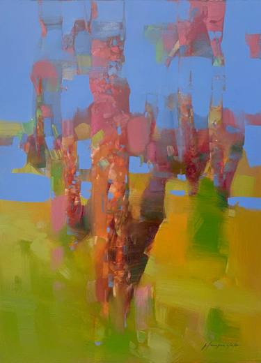 Original Fine Art Tree Paintings by Vahe Yeremyan