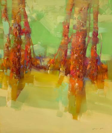 Original Fine Art Tree Paintings by Vahe Yeremyan