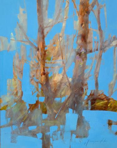 Original Fine Art Tree Paintings by Vahe Yeremyan