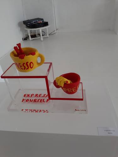 Original Expressionism People Sculpture by Ang Angartist