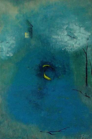 Original Surrealism Garden Paintings by Irina Roziti