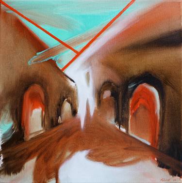 Print of Abstract Architecture Paintings by Emma Pesti