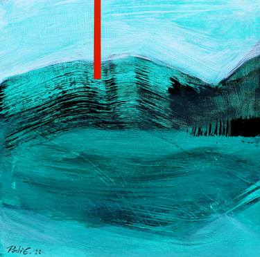 Original Abstract Landscape Paintings by Emma Pesti