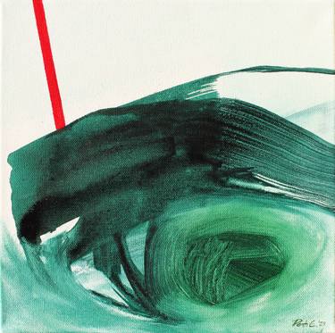 Original Abstract Expressionism Abstract Painting by Emma Pesti