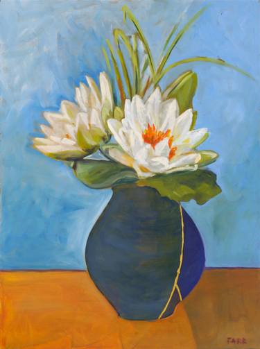 Original Contemporary Floral Painting by Andy Farr
