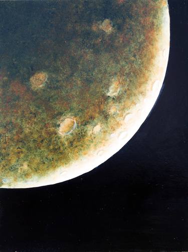 Original Conceptual Outer Space Paintings by Lewis Evans