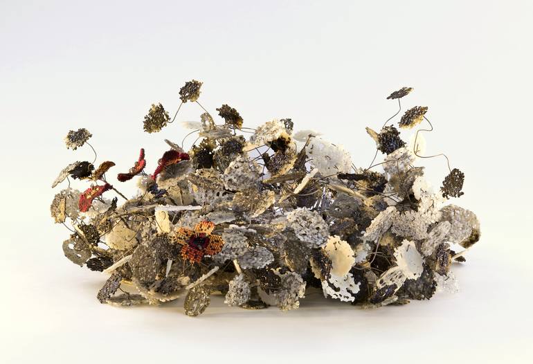 Original Abstract Expressionism Nature Sculpture by Miri Admoni