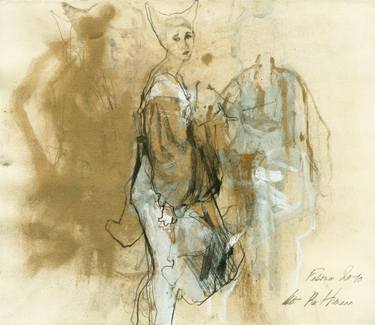 Original Fine Art Fashion Drawings by Ute Rathmann