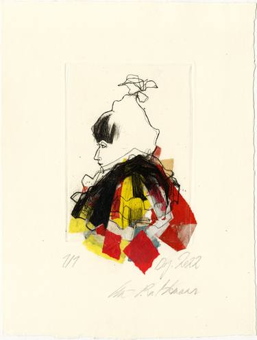 Original Figurative Women Printmaking by Ute Rathmann