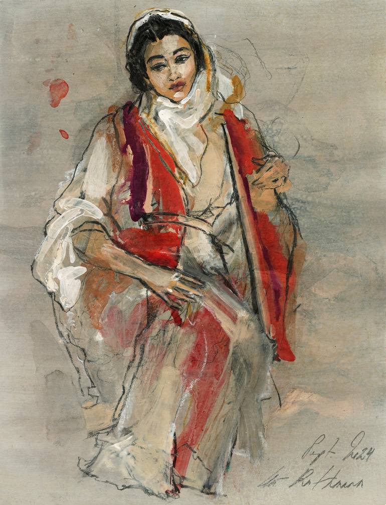 Print of Fine Art Religion Drawings by Ute Rathmann