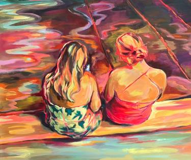 Original Figurative People Paintings by Anne Katrin Wille