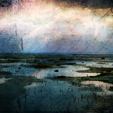 Original Expressionism Landscape Mixed Media by Boris Novak
