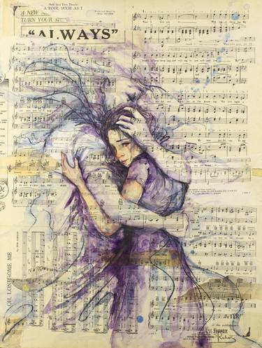 Original Conceptual Love Collage by Sara Riches
