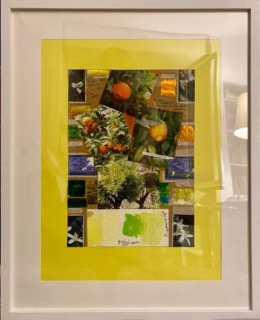 Original Conceptual Garden Collage by Mara Montanari