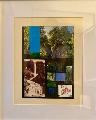 Original Contemporary Landscape Collage by Mara Montanari