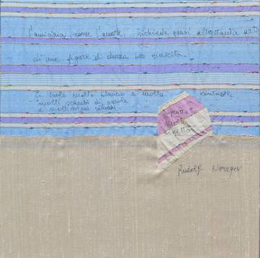 Original Abstract Expressionism Patterns Collage by Mara Montanari