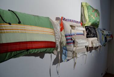 Original Expressionism Abstract Installation by Mara Montanari