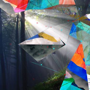 Original Abstract Geometric Digital by Stefan Fransson