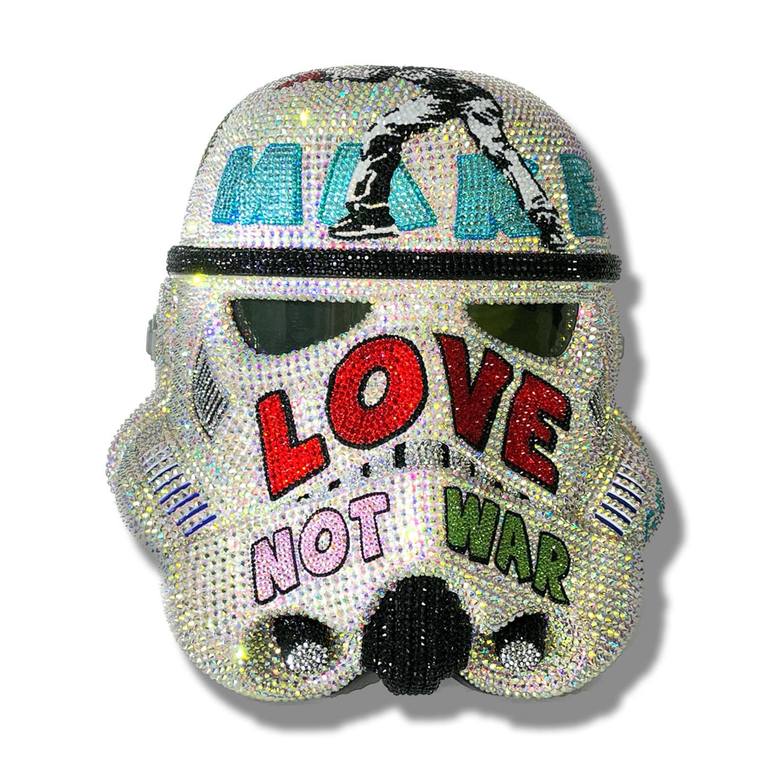 Original Pop Art Love Sculpture by Gardani Art