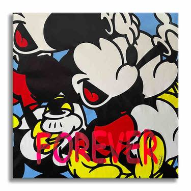 Original Pop Art Cartoon Printmaking by Gardani Art
