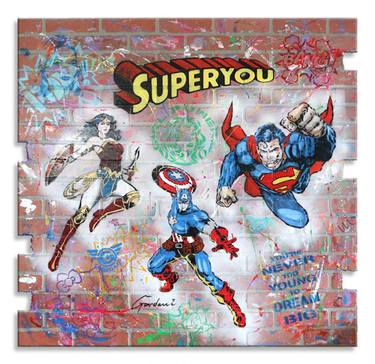 Original Pop Art Comics Printmaking by Gardani Art