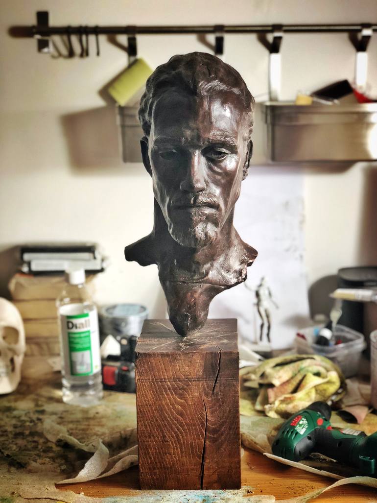 Original Figurative People Sculpture by Rohan Hegde