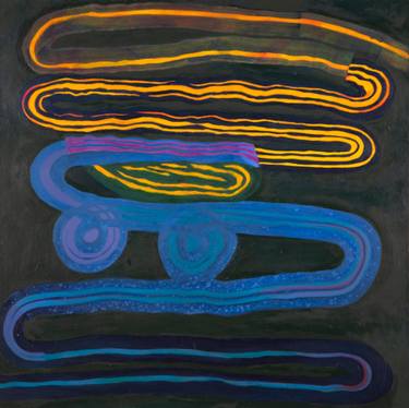 Original Abstract Painting by Gordon Fearey