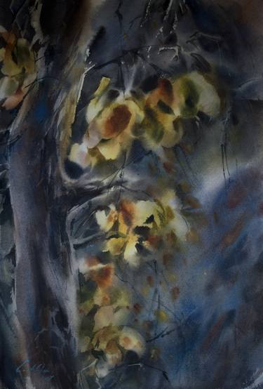 Original Impressionism Tree Paintings by Sophie Rodionov
