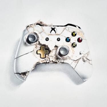 Original Photorealism Technology Drawings by Amalia Pop
