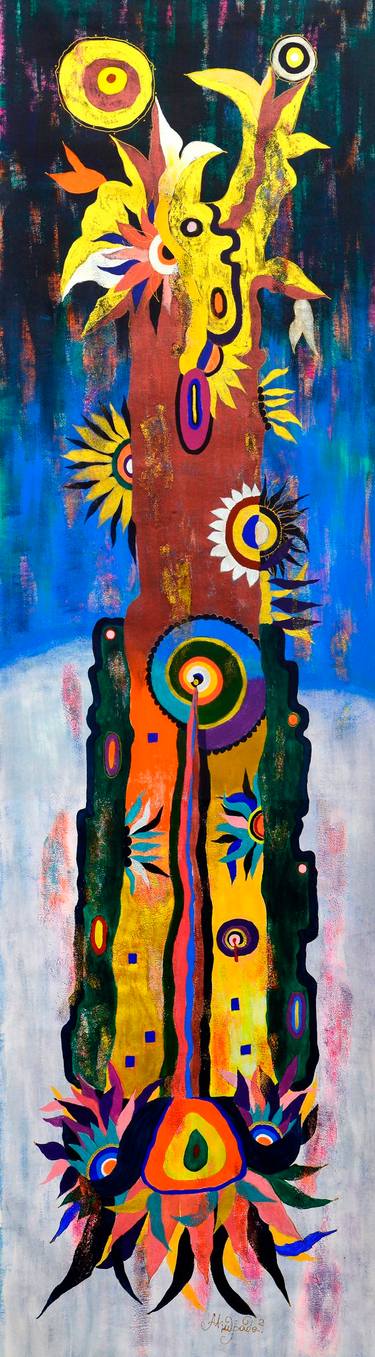 Original Abstract Tree Paintings by Maria Andrade Andrade