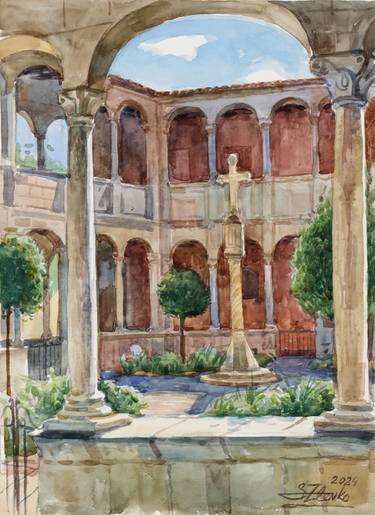 Print of Classicism Architecture Paintings by Serguei Zlenko