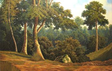 Original Realism Landscape Painting by Hanoi Martinez Leon