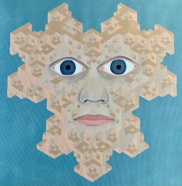 Original Art Deco Portrait Paintings by Vance Houston