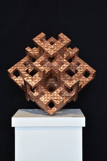 Original Cubism Architecture Sculpture by Vance Houston