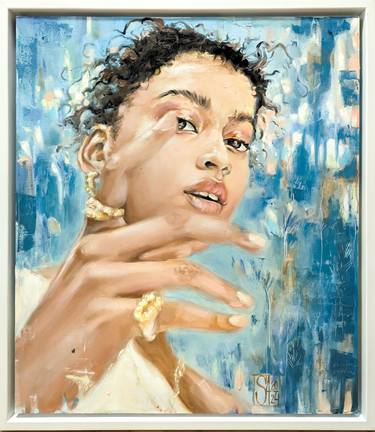 Original Conceptual People Painting by Anita Joveska