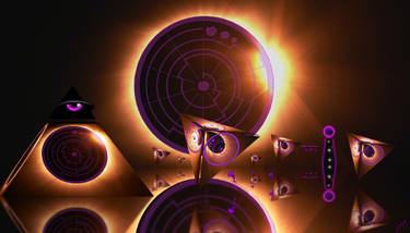 Original Conceptual Geometric Digital by Jason Lincoln Jeffers